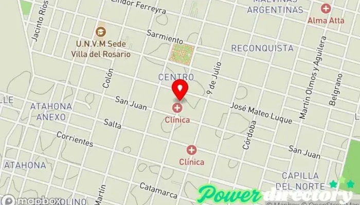 mapa de Centro integral de Salud Biomed Grupo médico en Villa del Rosario