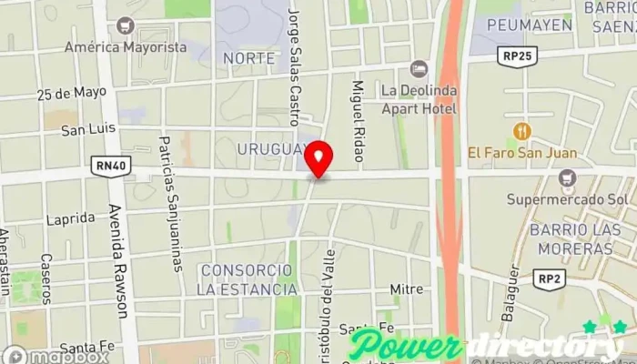 mapa de Centro Laser Médico en Santa Lucía