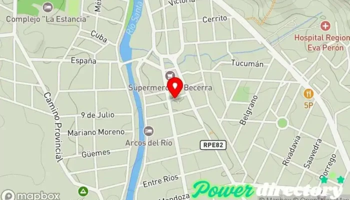 mapa de Centro Medico Canosalud Centro médico en Santa Rosa de Calamuchita