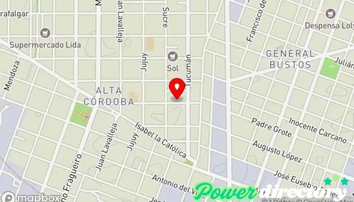 mapa de CENTRO MEDICO KINESICO LIC MARIA CRISTINA ABDALA Clínica ambulatoria en Córdoba