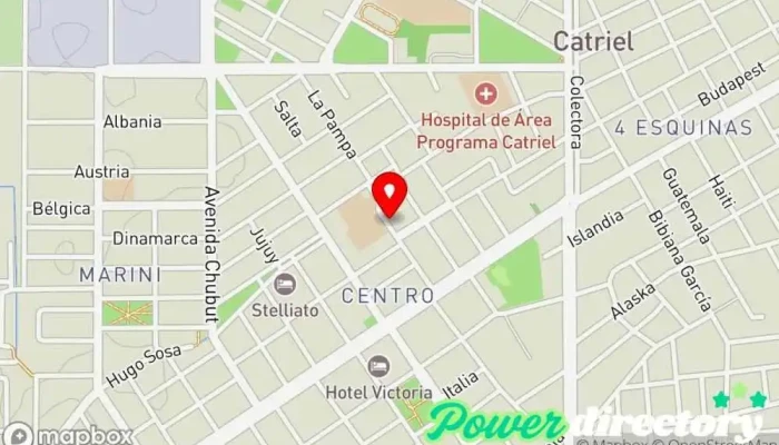 mapa de Centro Medico Privado Catriel Oficina médica en Catriel