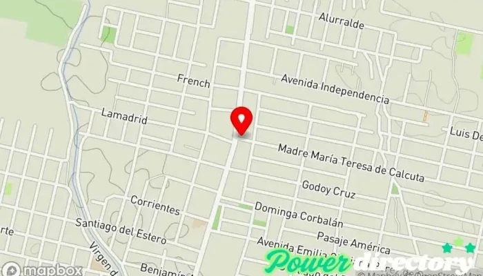 mapa de Centro Médico Sagrado Corazón de Jesús C.I.E.S Servicios médicos locales en Alderetes