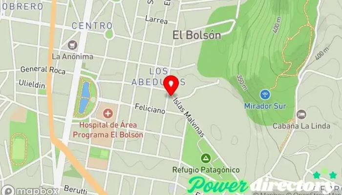 mapa de Centro Terapéutico La Casa Psicólogo en El Bolsón