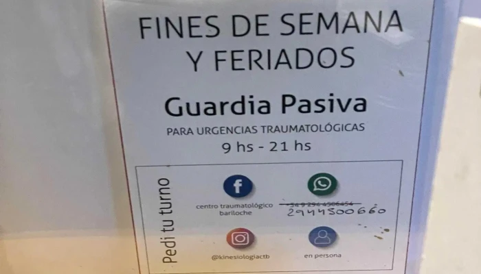 Centro Traumatologico Bariloche Precios - San Carlos de Bariloche