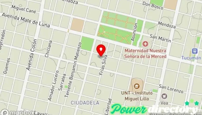mapa de CETIN Oficina médica en San Miguel de Tucumán