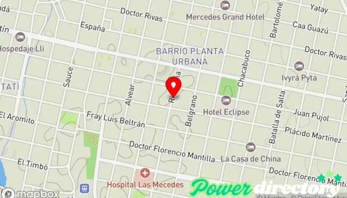 mapa de CeyKiO Fisioterapeuta en Mercedes