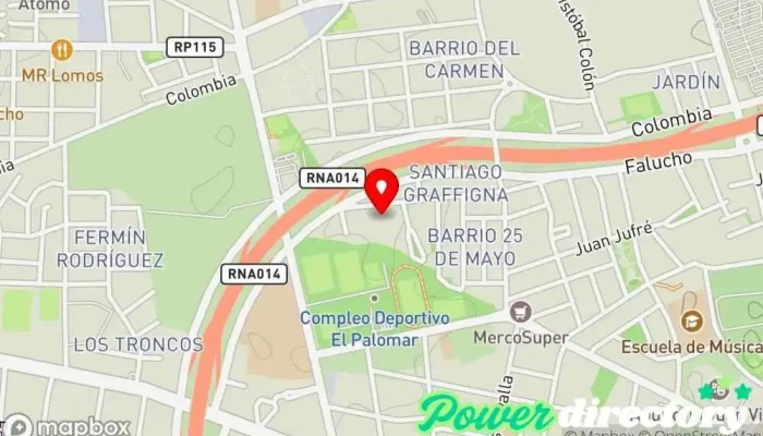 mapa de Chancay E. Franco Fisioterapeuta en San Juan