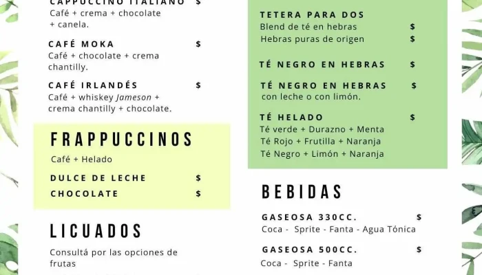 Chanis Libre De Gluten -  Carta - Merlo
