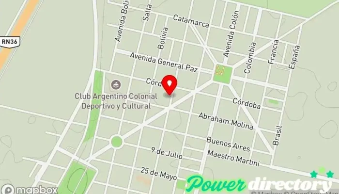 mapa de CIEM Centro médico en Los Condores