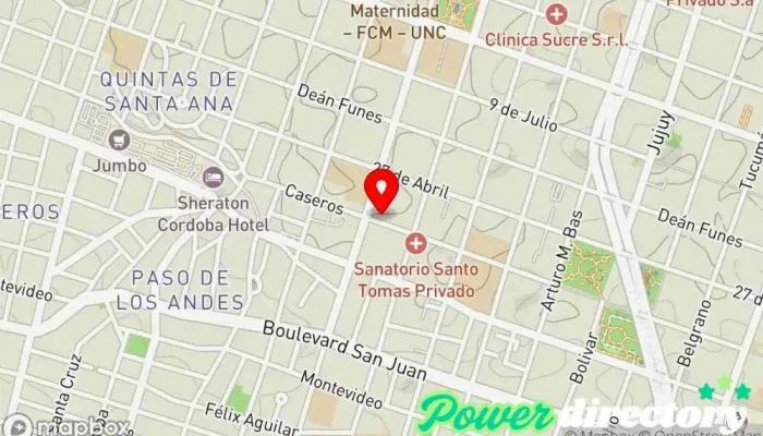 mapa de Ciftyo - Centro Integral de Fisioterapia, Traumatologia y Ortopedia Clínica de fisioterapia en Córdoba
