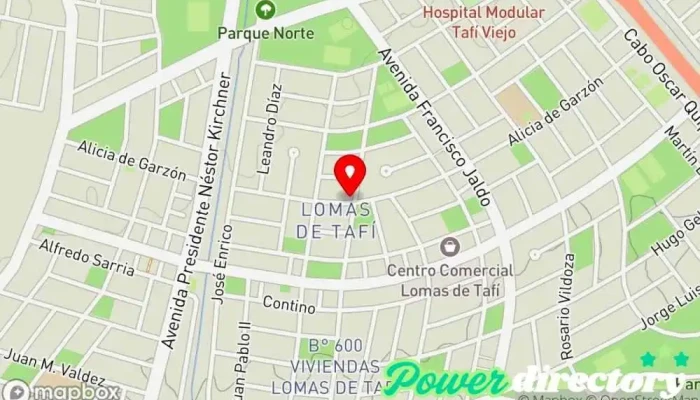 mapa de CIT ANDARES Terapia ocupacional Tafí viejo Oficina médica en Tafí Viejo