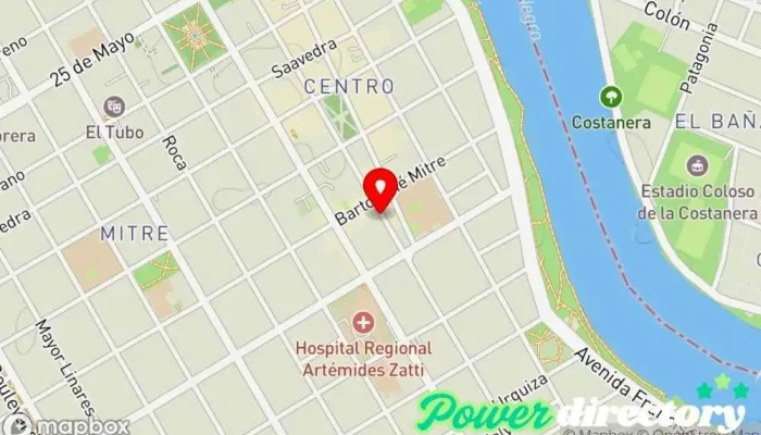 mapa de CityCred Consultora financiera, Planificador financiero en Viedma