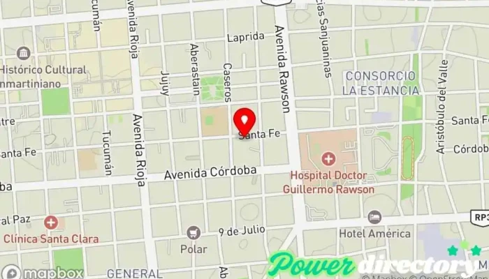 mapa de Clínica de la Ciudad Clínica ambulatoria en AAM