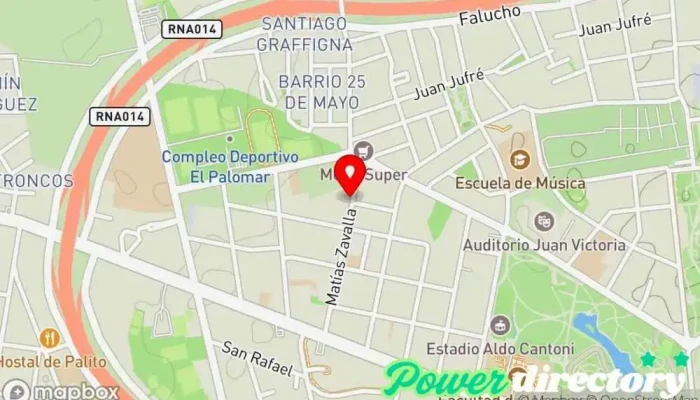 mapa de Clínica Guadalupe Médico en San Juan