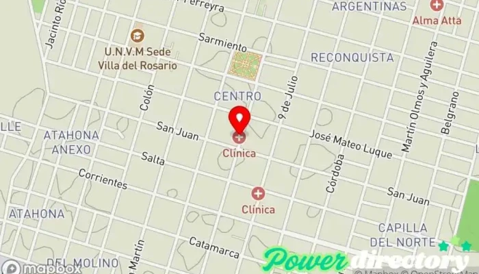 mapa de Clinica Privada Regional Clínica ambulatoria, Médico en Villa del Rosario