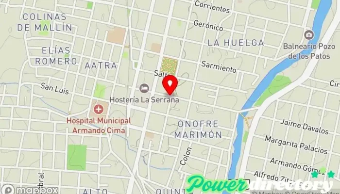 mapa de Clinica Privada San Antonio Clínica ambulatoria en Cosquín