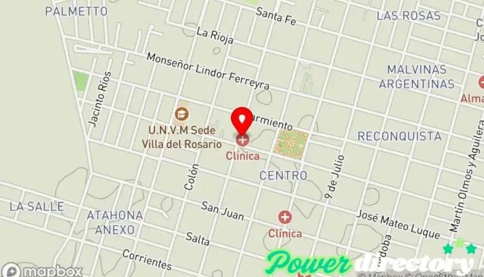 mapa de Clínica San Martín Clínica ambulatoria en Villa del Rosario