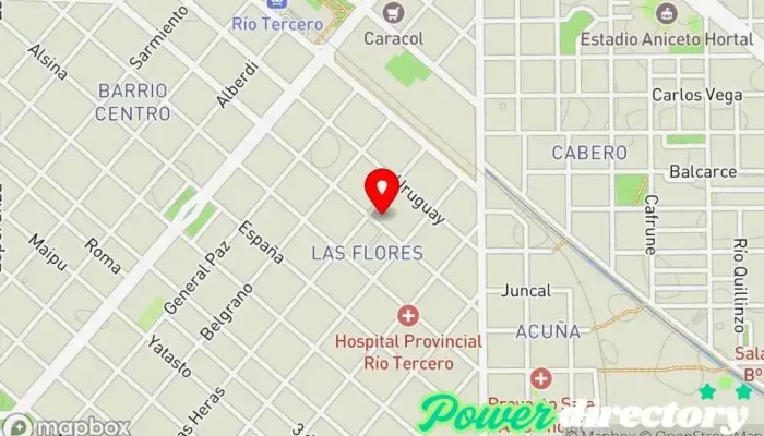 mapa de Clínica Savio Privada S.A. Clínica ambulatoria en Río Tercero