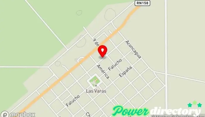 mapa de Cobro Express Servicio de transferencias de dinero en Las Varas