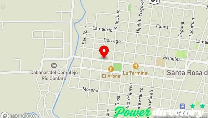 mapa de Cobro Express Servicio de transferencias de dinero en Santa Rosa del Conlara