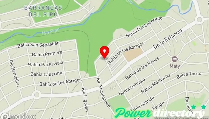 mapa de COMERCIALIZADORA DEL SUR Prestamista hipotecario en Ushuaia