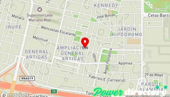 mapa de Consultorio de rehabilitación Clínica de psicopedagogía en Córdoba