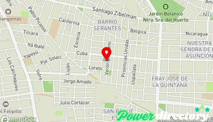 mapa de CONSULTORIO KINESIOLOGICO Fisioterapeuta en Corrientes