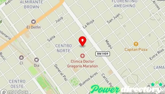 mapa de Consultorio Privado de Rehabilitacion Lic Carlstrom Y Talei  en Villa María