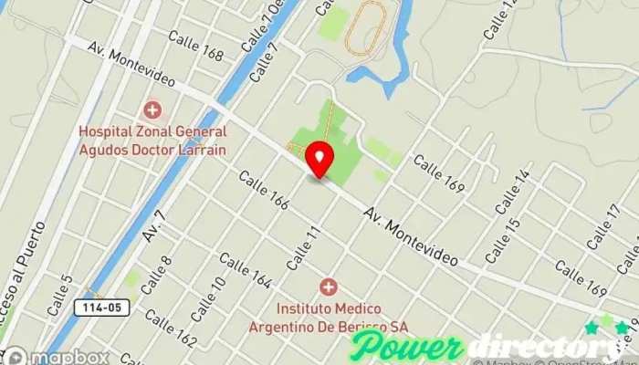 mapa de Cooperativa de Crédito, Consumo y Servicios Sociales La Plata Ltda. Institución financiera en HMH