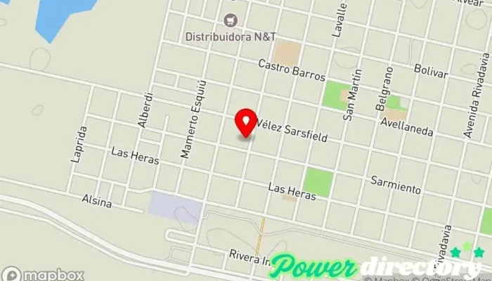 mapa de Cooperativa de Previsión de Obras y Servicios Cooperativa de ahorro y crédito, Tienda de componentes electrónicos, Persona de mantenimiento en Laborde