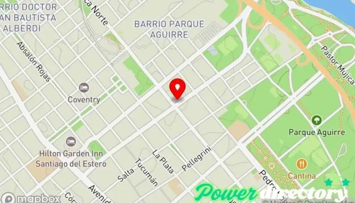 mapa de Core Kinesiopilates Centro de pilates, Gimnasio en Santiago del Estero