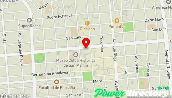 mapa de Corefin Agencia de préstamos en San Juan