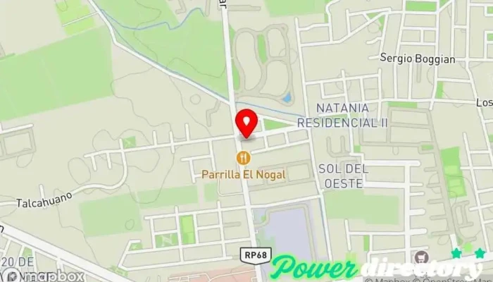 mapa de Corpo Sanno Kinesiologia y Fisioterapia Centro de rehabilitación en Rivadavia