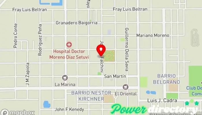 mapa de Correo Argentino - Sucursal Santa Sylvina Oficina de correos en Santa Sylvina