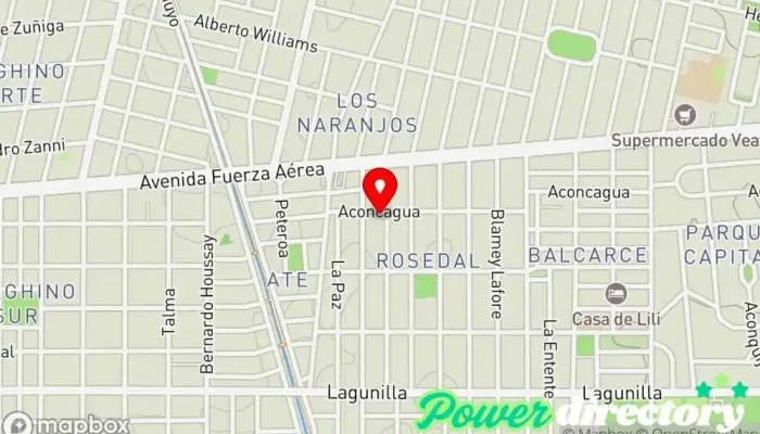 mapa de Creando Clínica de fisioterapia, Audiólogo, Psicoterapeuta en Córdoba