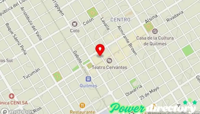 mapa de Credil S.R.L. Sucursal Quilmes Agencia de préstamos en KLC