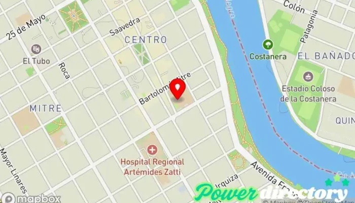mapa de Crédito Banco en Viedma