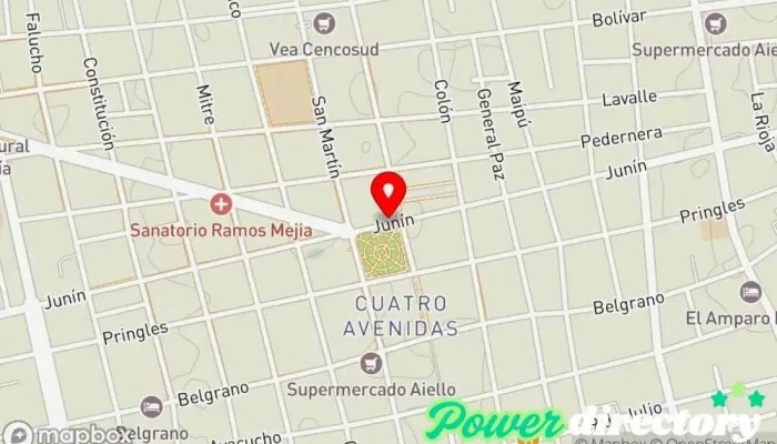 mapa de Crédito Millon Institución financiera en D5702JOD
