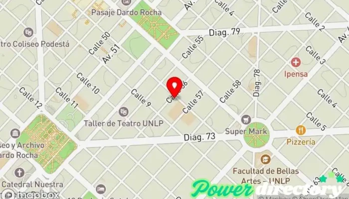 mapa de CREDITOS LA PLATA Consultora financiera en La Plata