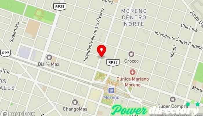 mapa de Créditos Santo Tomé Agencia de préstamos en Moreno