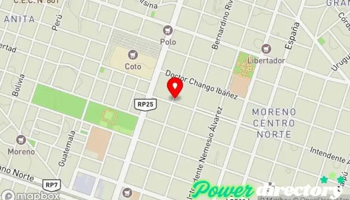 mapa de C.RE.F.I.M. S.R.L. Centro de Rehabilitación Física Infantil Centro médico, Grupo médico en Gran Buenos Aires