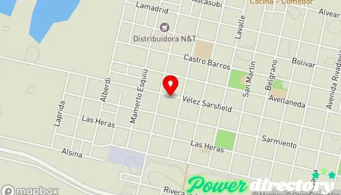 mapa de CriCs, Consultorio de Rehabilitación Integral Ciriaci Kinesiólogo en Laborde
