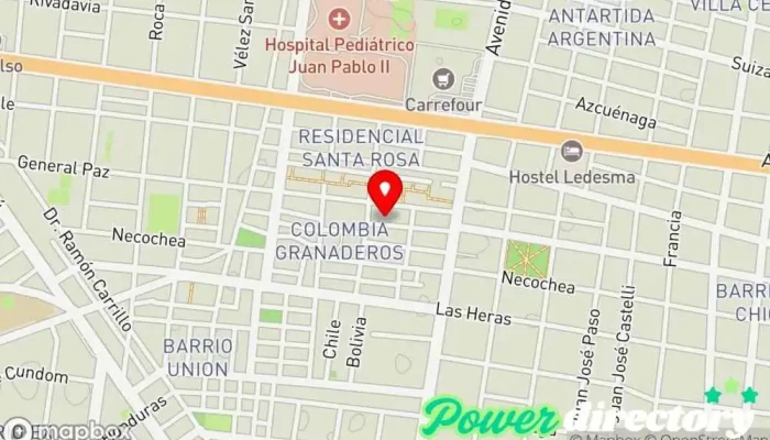 mapa de CrisPas Pastelería en Corrientes