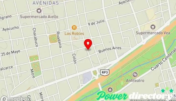 mapa de Crumbs Bakeryshop Panadería en San Luis