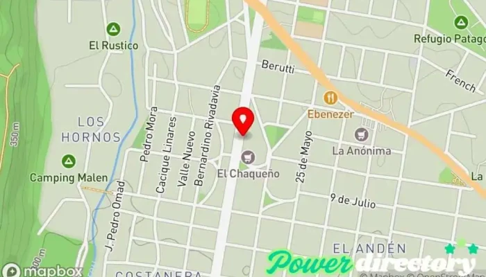 mapa de Cultura Física pilates Centro de pilates en El Bolsón