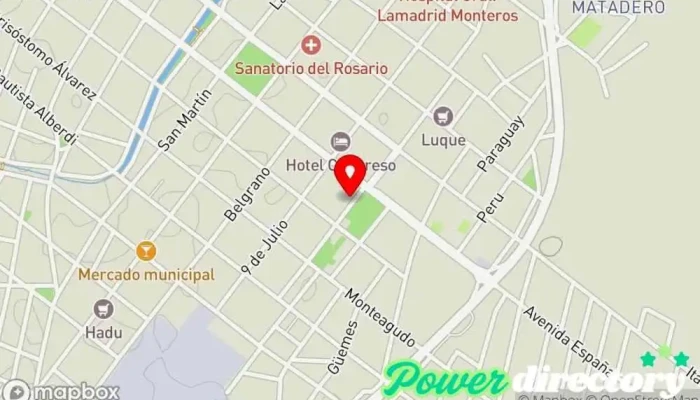 mapa de De Ángeles Panadería y Cafetería  en Monteros