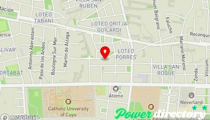 mapa de De Fresas Pasteleria Panadería en Rivadavia