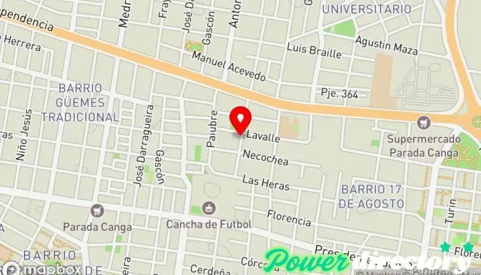 mapa de Delicias Caseras A_F Pastelería en Corrientes