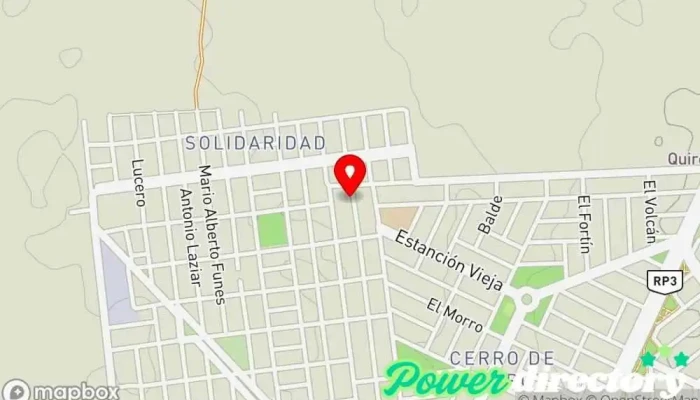 mapa de Delicias Naturales Pastelería en San Luis