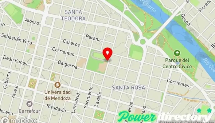 mapa de Deportes Río Cuarto CENTRO 11 Gimnasio, Centro deportivo en Río Cuarto